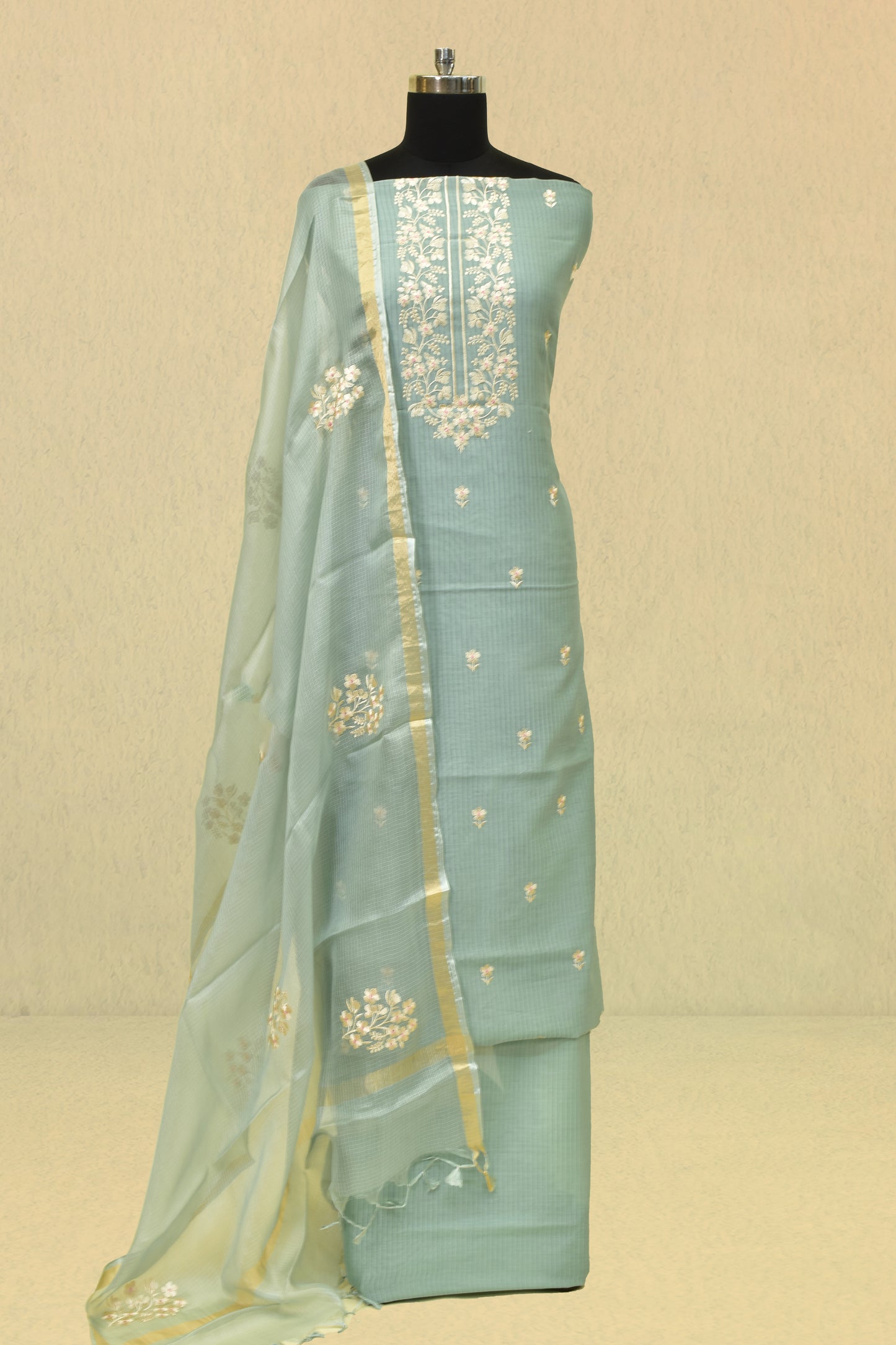 Cotton Embroidery Suit